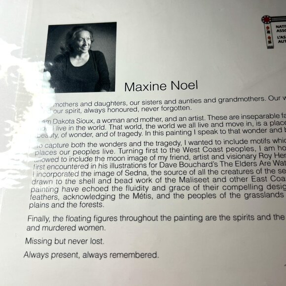 Maxine Noel Not Forgotten Contemporary Canadian Art Card Series Native American - Picture 5 of 7